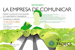 CONVOCATORIA AL SEMINARIO "LA EMPRESA DE COMUNICAR"